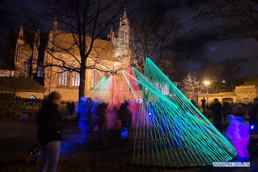 LITHUANIA-VILNIUS-FESTIVAL OF LIGHT