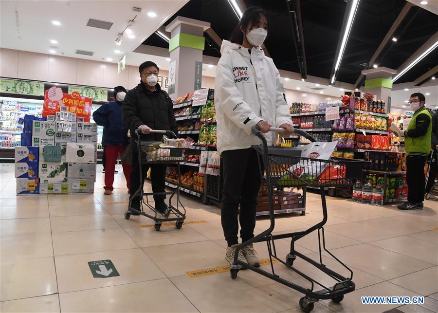 CHINA-BEIJING-SUPERMARKET-PREVENTION MEASURES (CN)