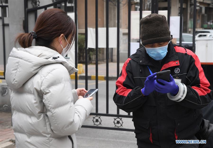 CHINA-BEIJING-EXPRESS DELIVERY-ENTERING-COMMUNITY