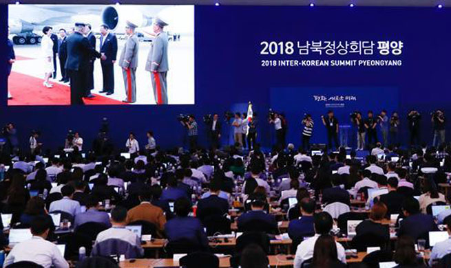 DPRK leader greets S.Korean president at airport