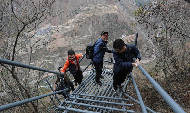 Poverty alleviation efforts taken in "cliffside village" in China's Sichuan