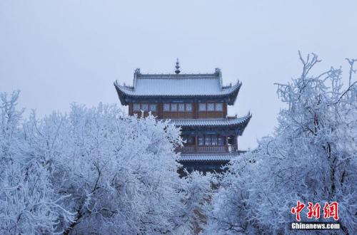 资料图：小寒时节，甘肃嘉峪关市迎来了一场大雪。师永红 摄