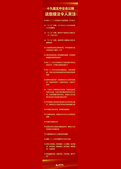 十九届五中全会公报中，这些提法令人关注
